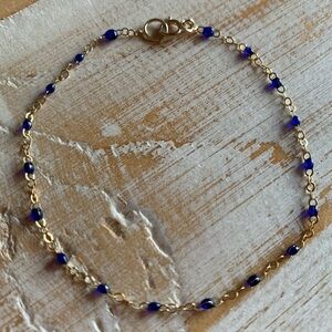 Lapis Lazuli Beaded Bracelet